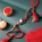 Majestic Regal Rakhi In Beads Work
