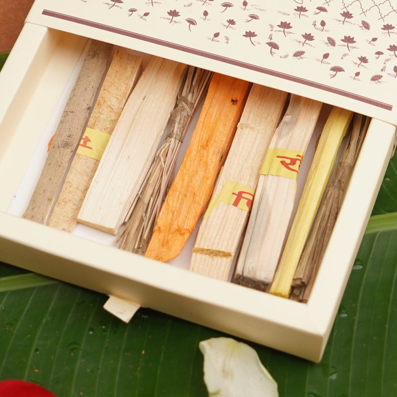 Samidha Navgrah Wood | Sacred 9 Planet Wood Havan Samidha – ServDharm