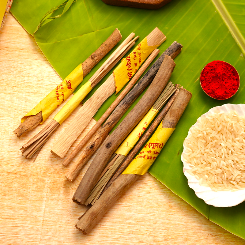Navgrah Wood | Sacred 9 Planet Wood Havan Samidha