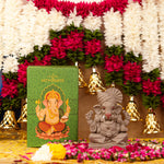 Mangalmurti Clay Ganesha Idol | 5" from Sacred Ganga Mitti | Immersible & Earth-Friendly