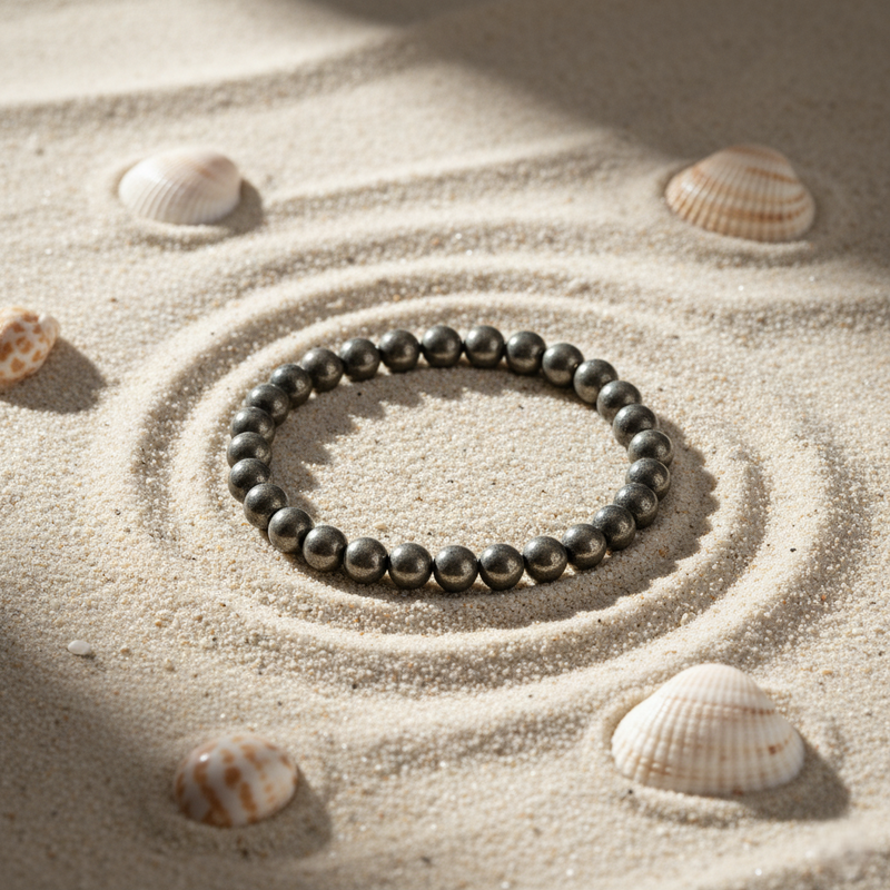 Pyrite Crystal Bracelet 8 mm