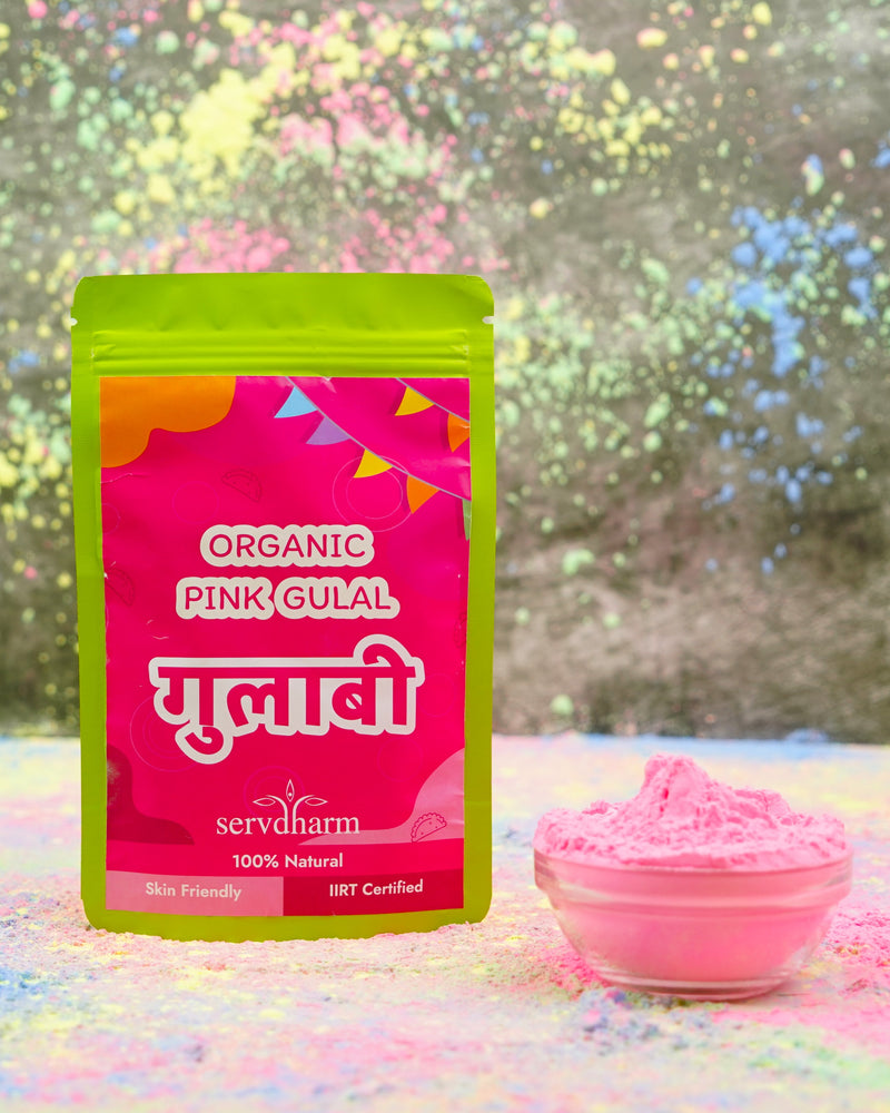 Pink Organic Gulaal 100 G