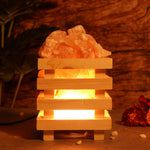 Pinewood Himalayan Salt Lamp