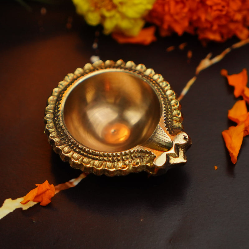Pure Brass Diya for Daily Puja
