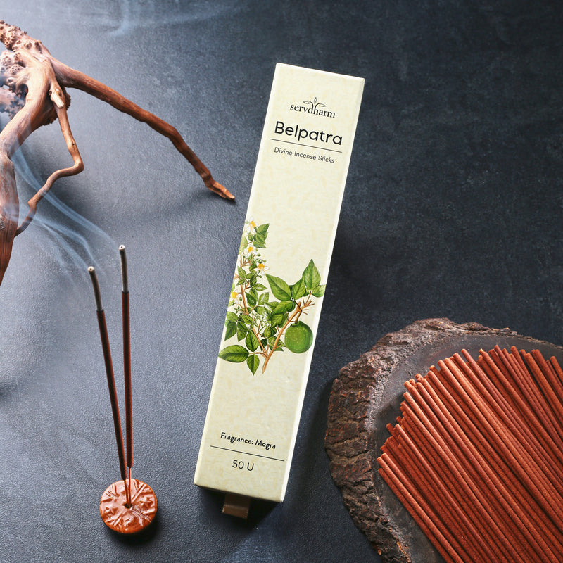 Belpatra Divine Incense Sticks | Fragrance : Mogra | Pack of 50
