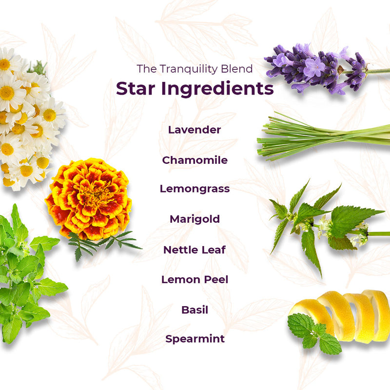 The Tranquility Blend- Stress Relief Herbal Tea (Tisane) (50 gram)
