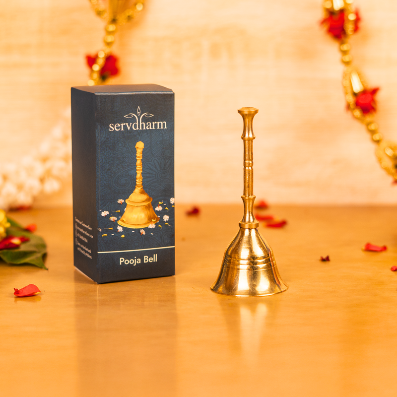 Pure Brass Puja Bell 4 inch  | 46g