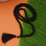Black Quartz Stone Mala (6 mm) | Powerful Mala for Shanidev Blessings