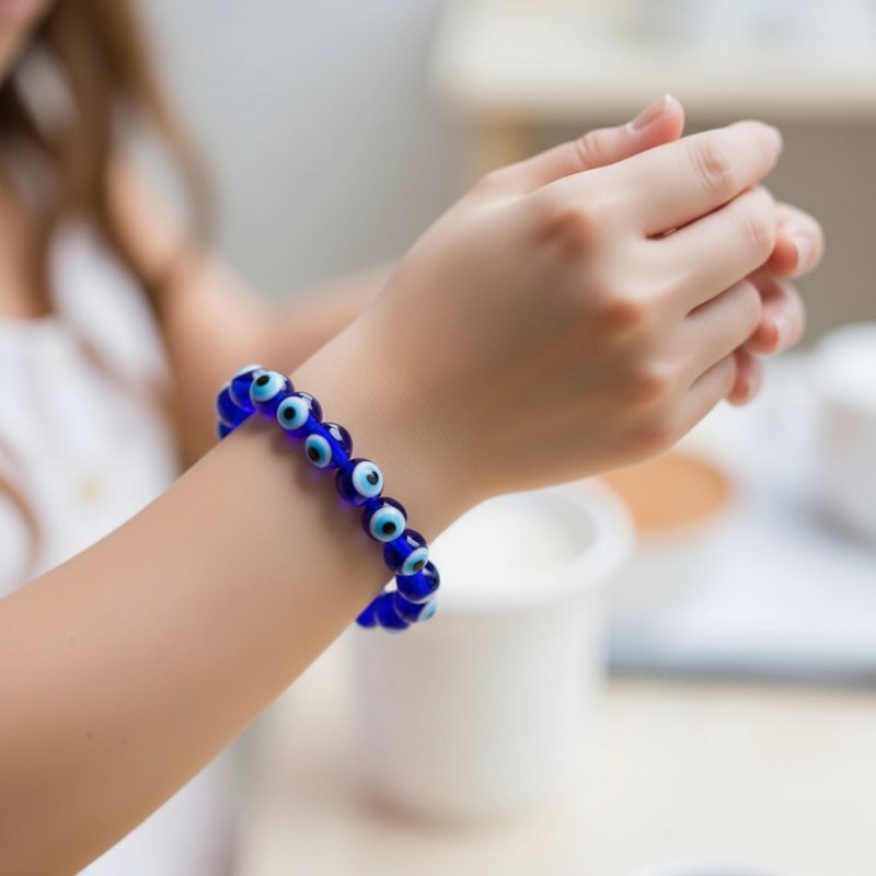 Evil Eye Bracelet (8mm)
