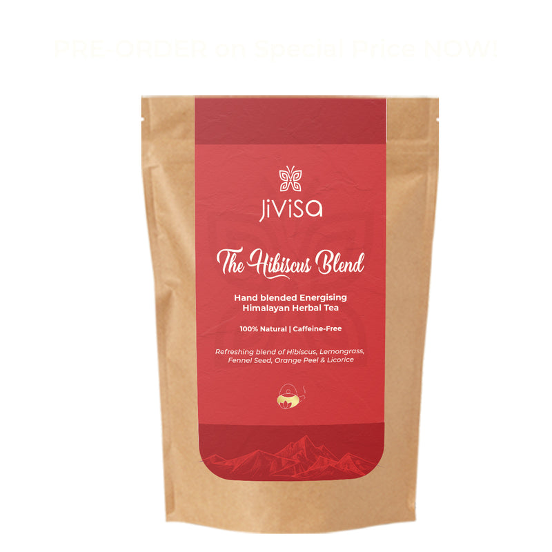 The Hibiscus Blend- Energising Herbal Tea (Tisane)