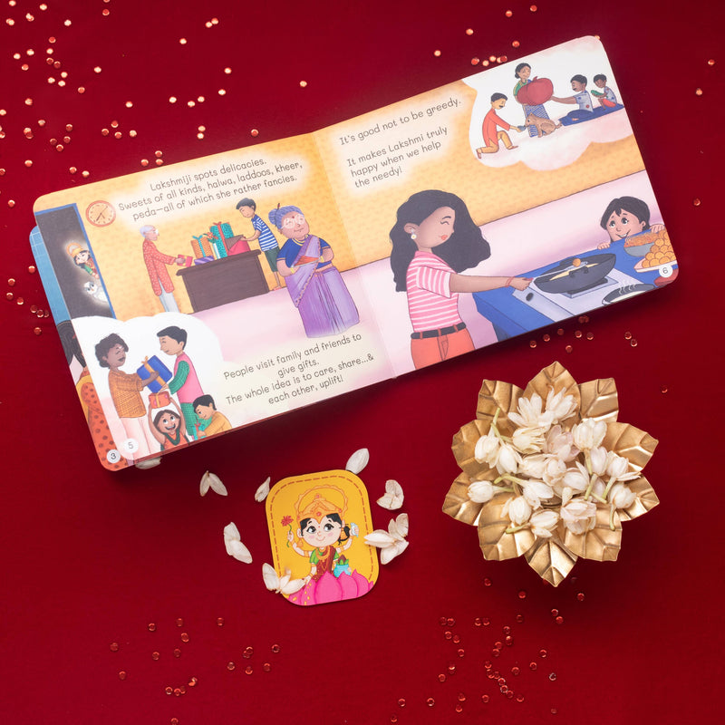 Diwali Books On Goddess Lakshmi For Kids (Set of 2)