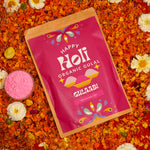 Herbal Gulal - Pink (1Kg Pack) | Gulaabi Gulal | Gifting Pack of Organic Gulaal | Made of Flowers | Skin Friendly
