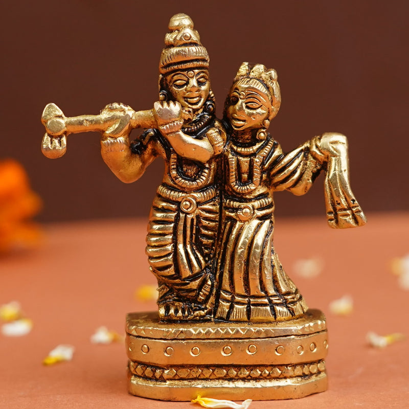 Radha Krishna Idol (3 Inch)