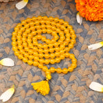 Yellow Hakik Meditation Mala (6 mm) | Mala for Wearing