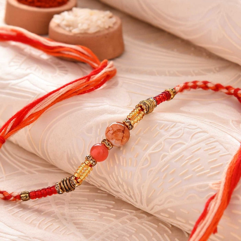 Fancy Beads & Crystal Rakhi