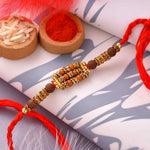 Fancy Multi Strands Beads N Stone Work Rakhi ( Set of 2 )