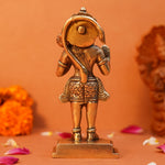 Blessing Lord Hanuman Standing Statue | Made in Pure Brass | 445 Grams