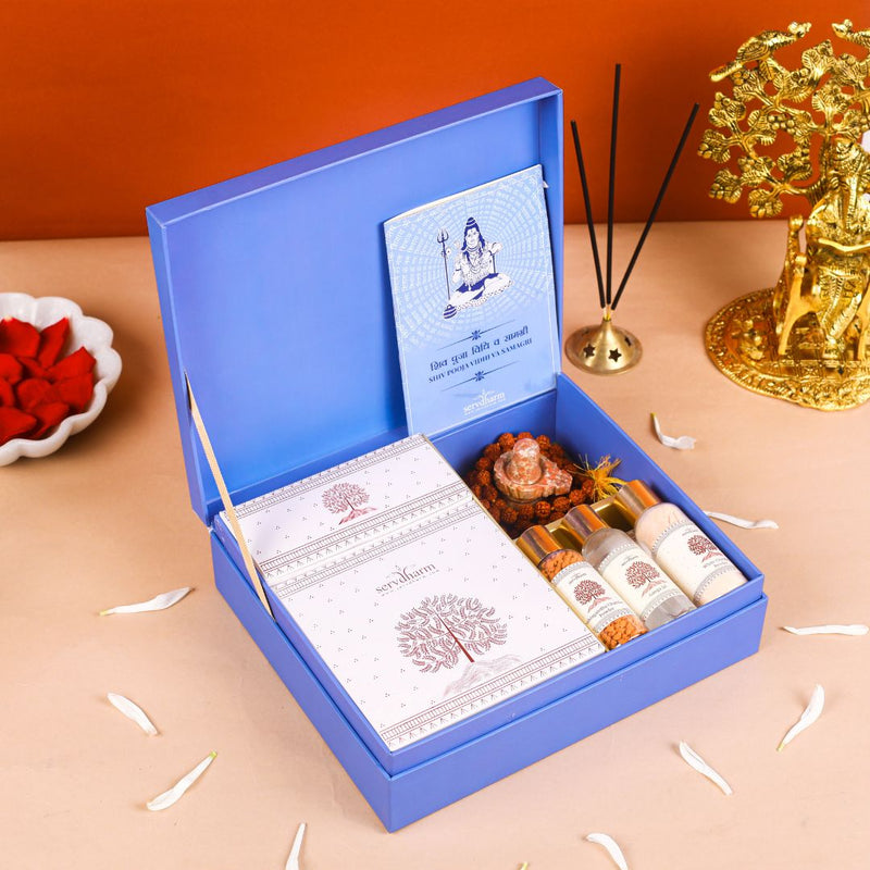 MahaShivratri Pooja Samagri Box, Pack of 25