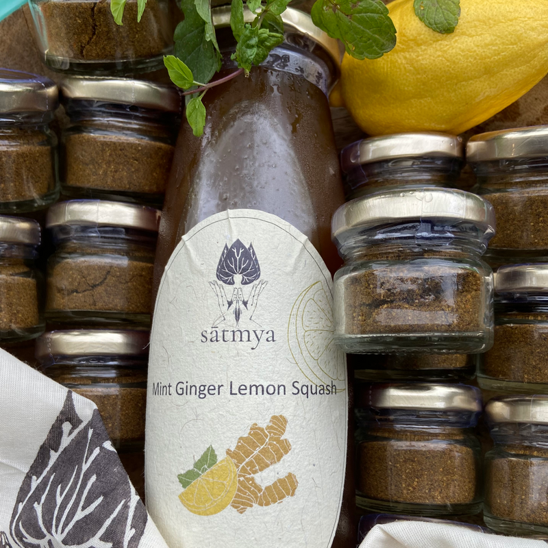 Mint Ginger Lemon Squash