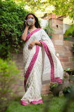 Parvati - Handcrafted Mulmul Saree