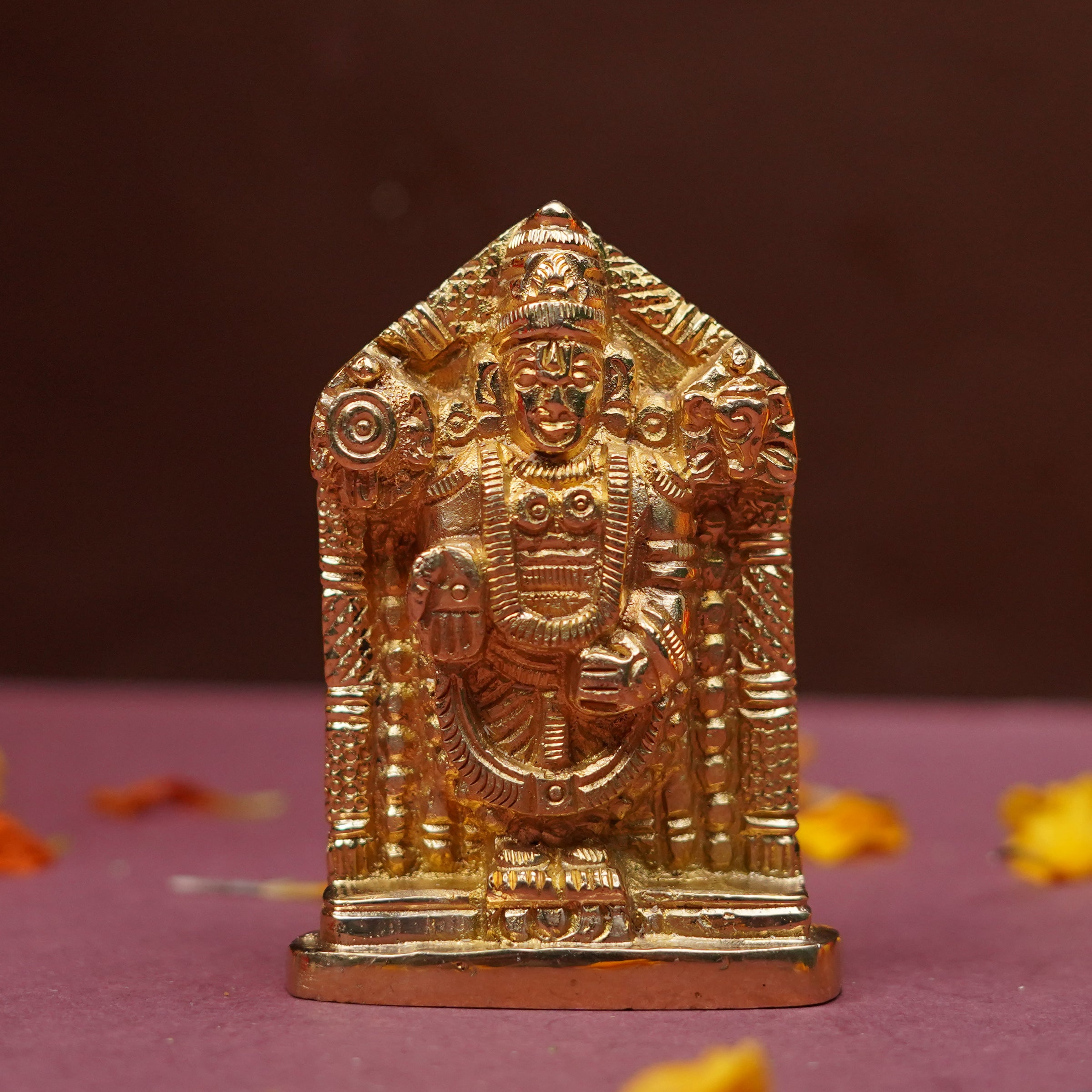 Tirupati Balaji Ring, Designer Gold and Silver Tirupati Balaji Ring –  Rudraksha Ratna