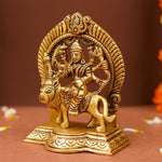 Stunning Durga Mata Statue for Durga Worship, Gifting, Home Décor & Pooja (5"), 500 gms