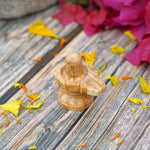 Marble Yellow Shivling ( 2.5 Inches )