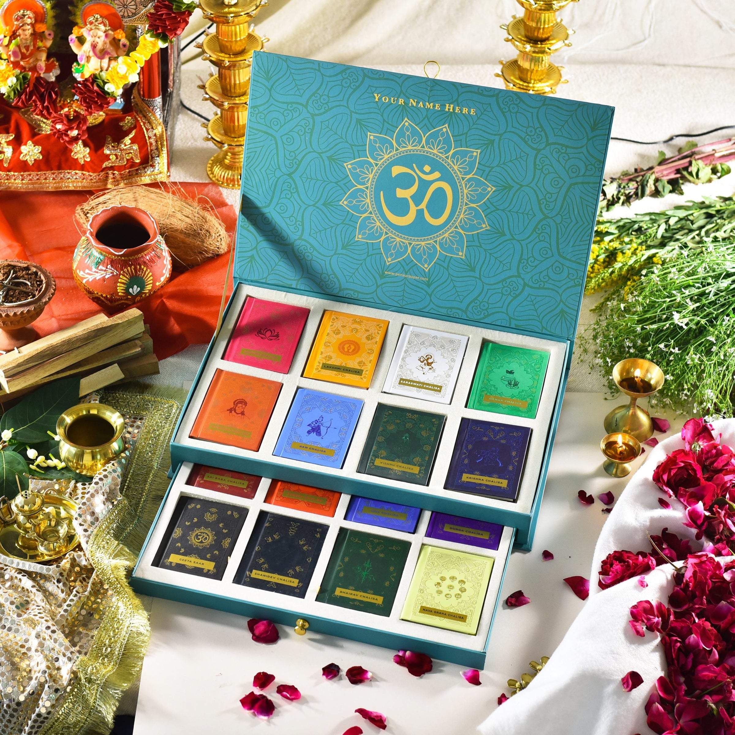 Divine Gift Examples Divine Bhakti Box - Gift Set of 16 Premium Chalisas – ServDharm