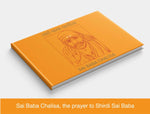 Sai Chalisa A4 Edition in Premium Gift Case, Gold Foiling Hardbound, Sacred Verses of Sai Baba